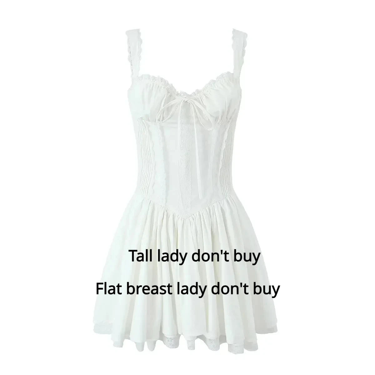 Mingmingxi Sexy Spaghetti Strap Corset Dress Elegant Fluffy Party Dresses Slim A Line Lace Up Dress Cotton Women Clothing